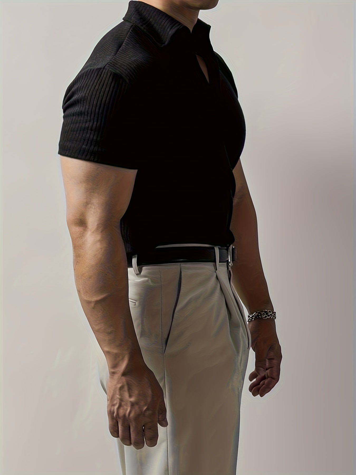 Slim-Fit T-Shirt with Collar