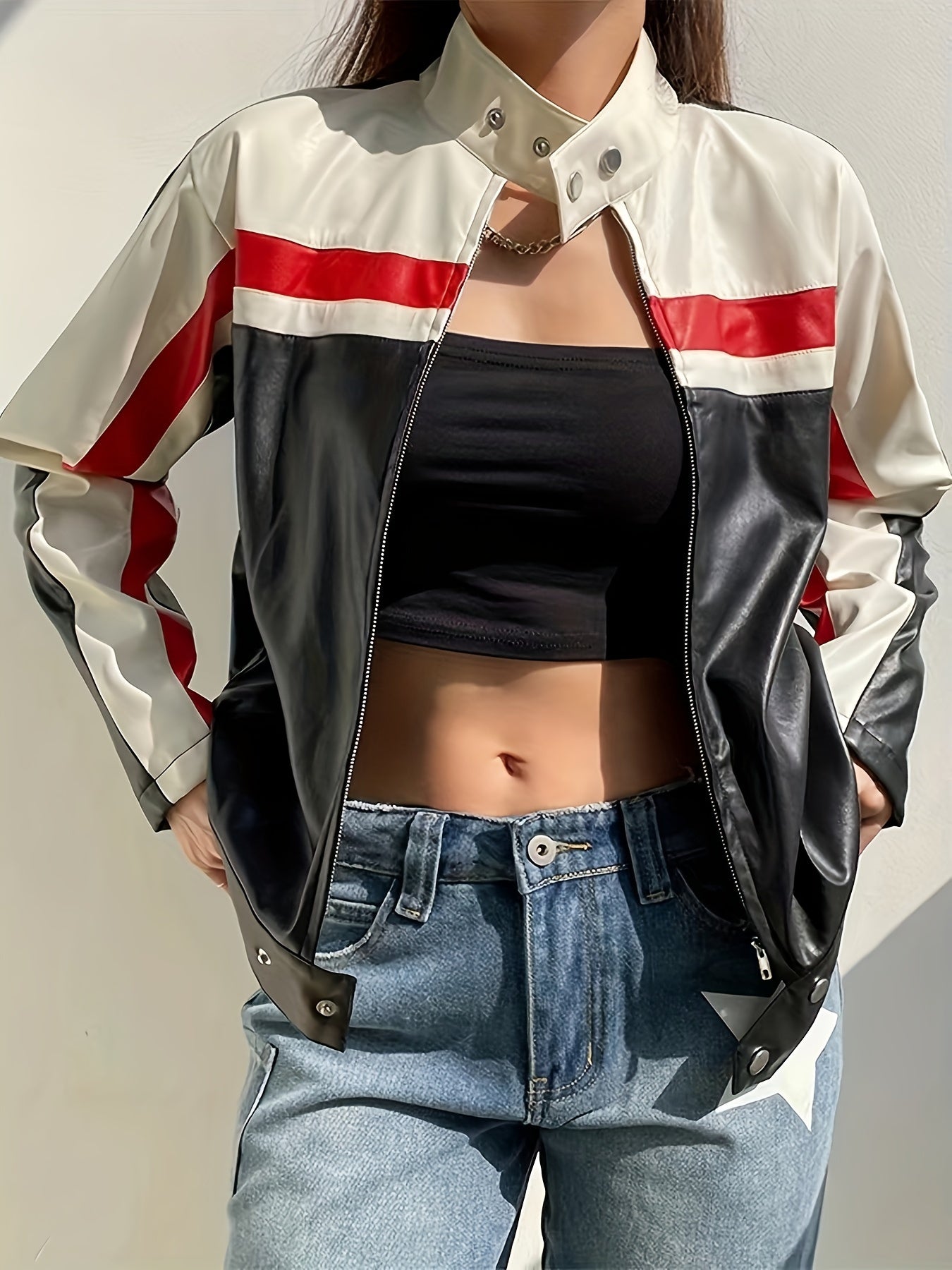 Striped Color Jacket