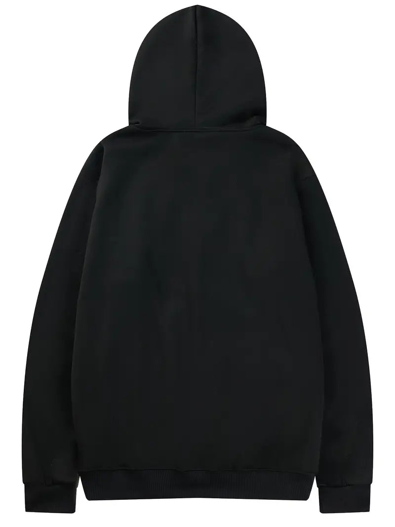 Casual Zip-Up Hoodie