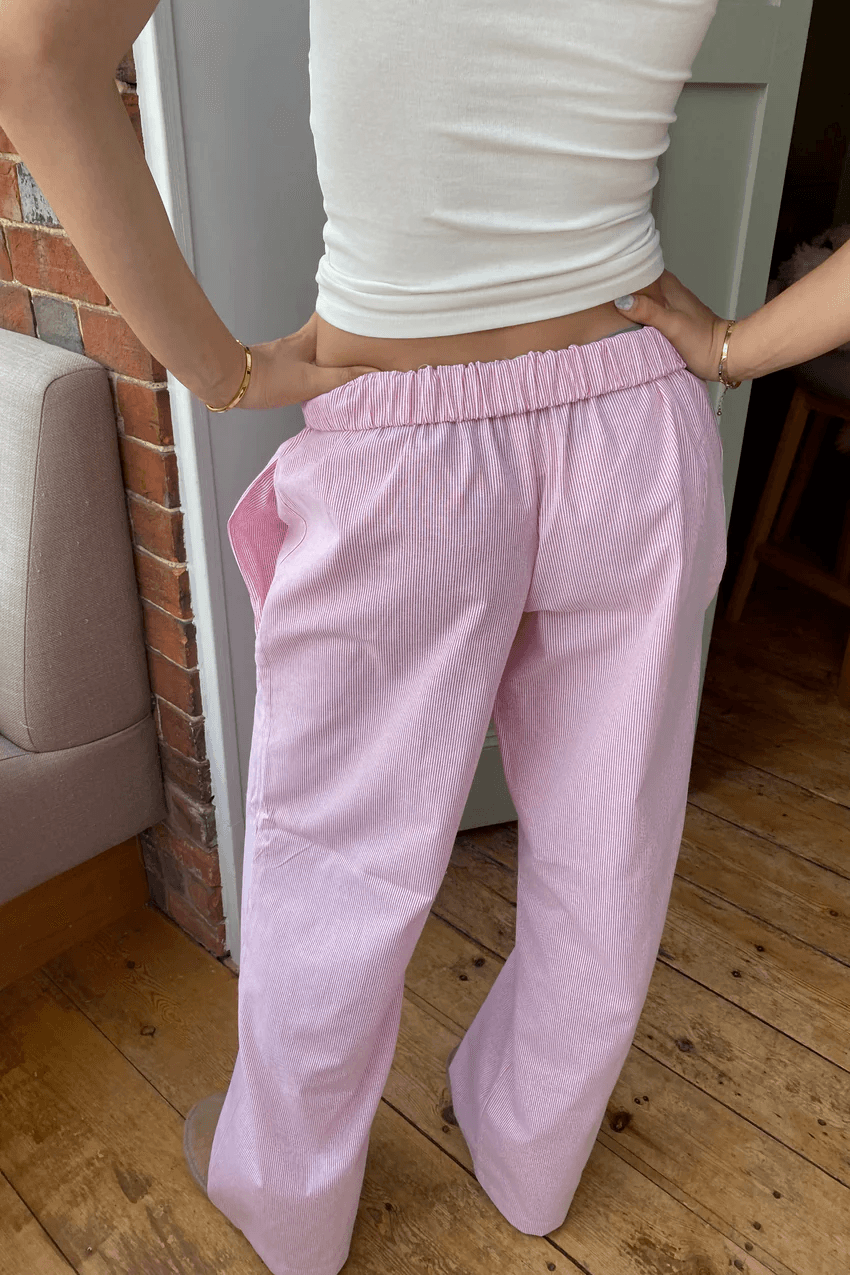 Women's Summer Soft Fabric Trouser with Elastic Waistband