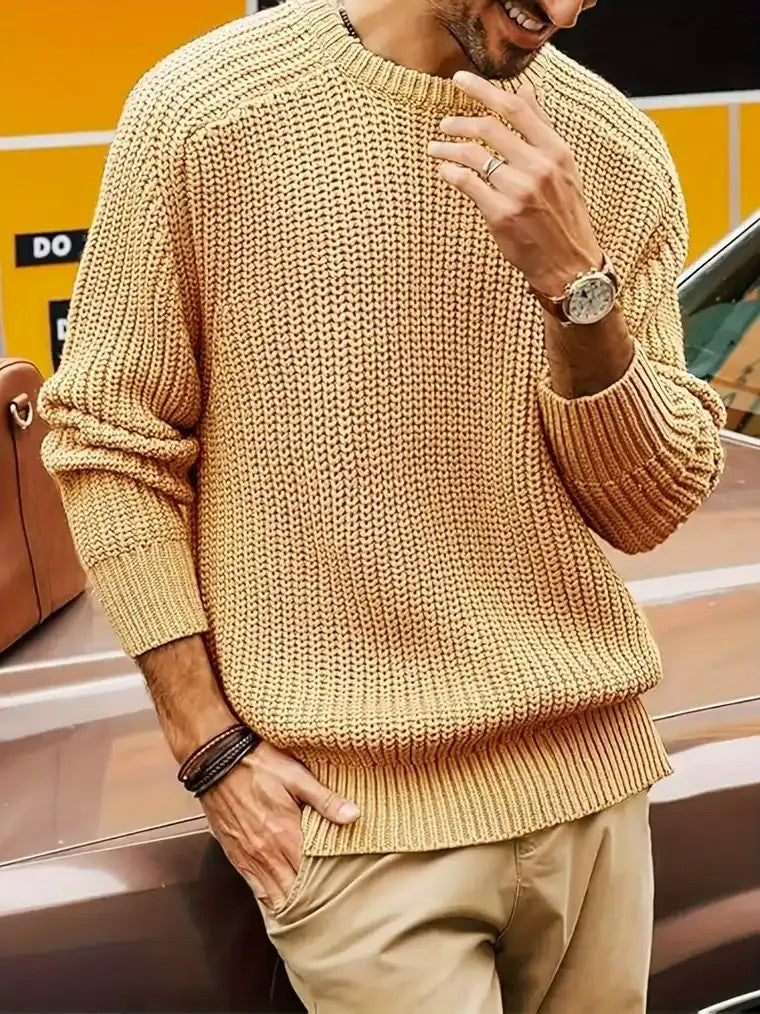Men's Chunky Knit Sweater