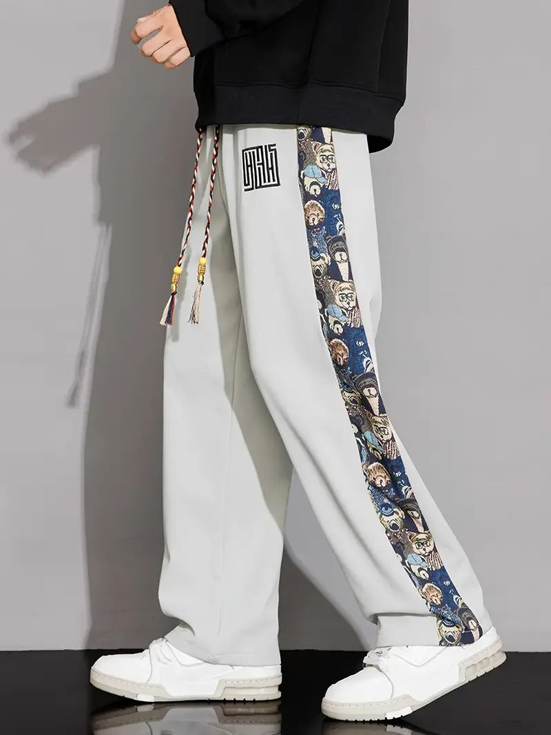 Men's Graphic Drawstring Pants