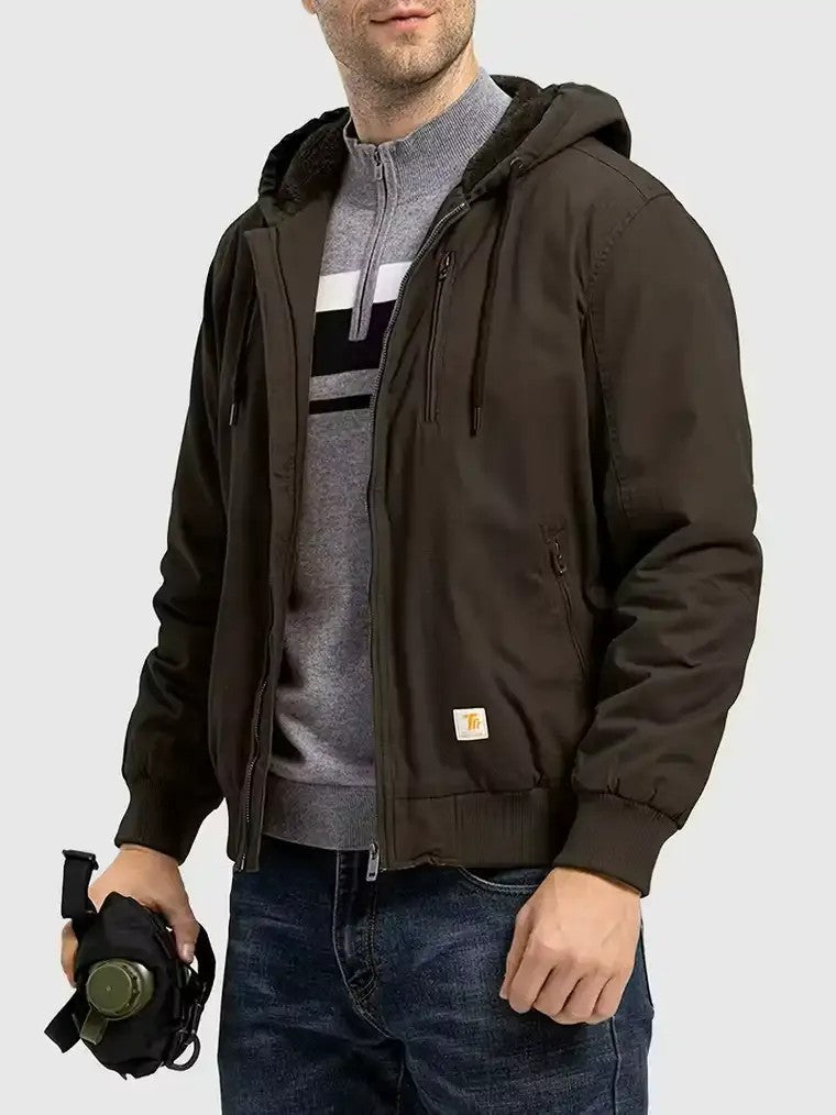 Men's Hooded Worker Jacket