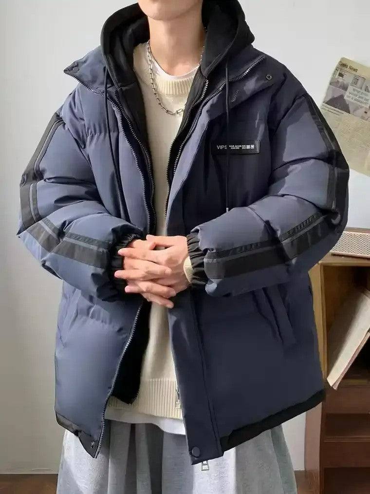 Men's Layered Puffer Jacket