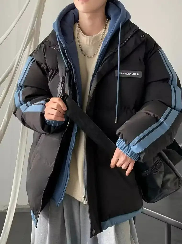 Men's Layered Puffer Jacket