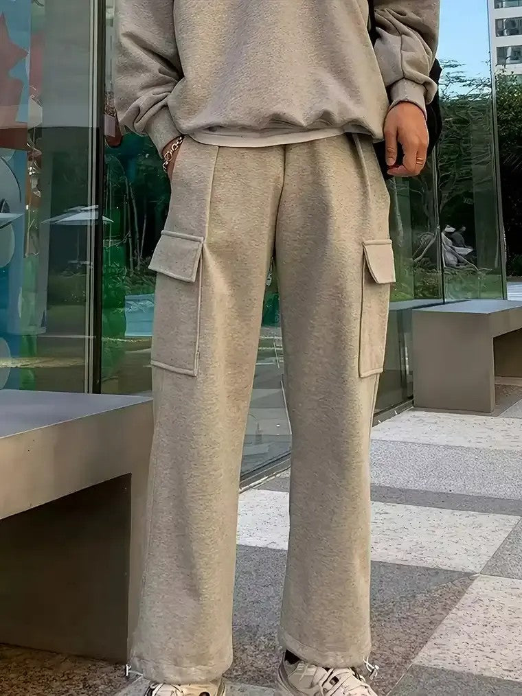 Men's Light Gray Tracksuit Set