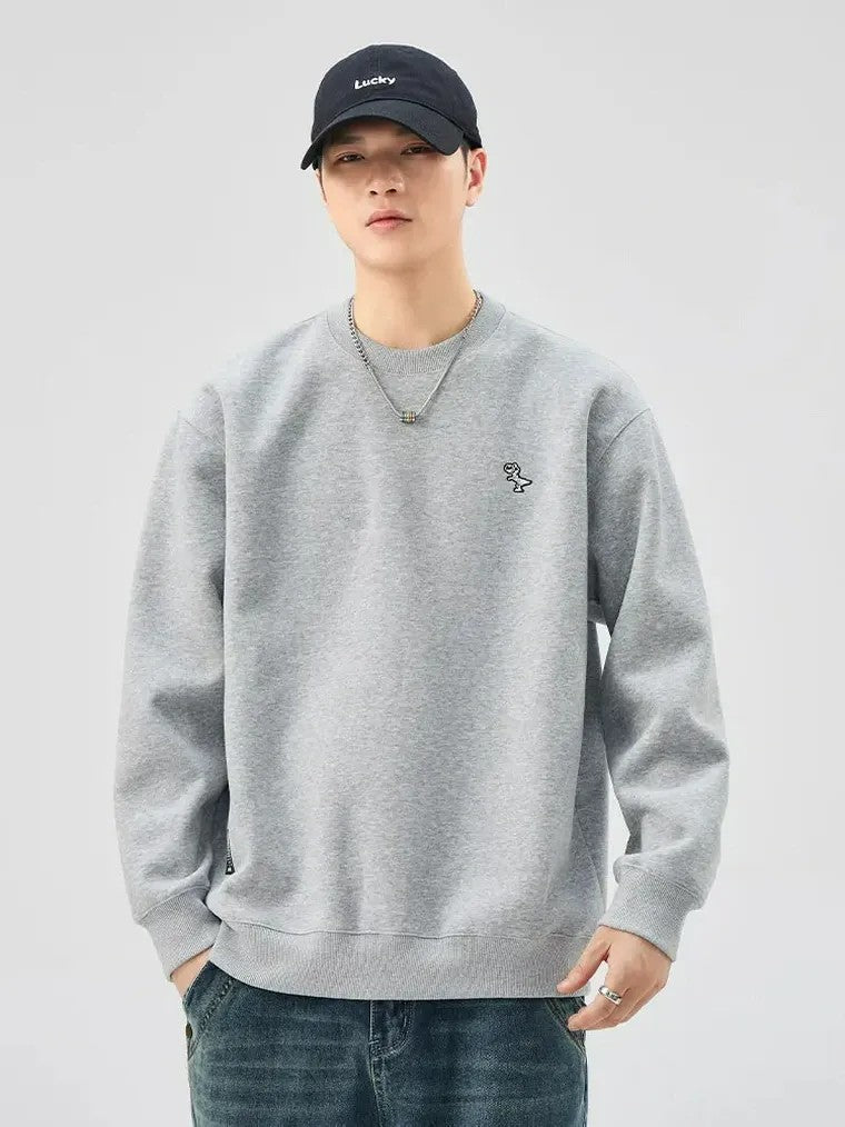 Men's Long Sleeve Ribbed Hem Sweater