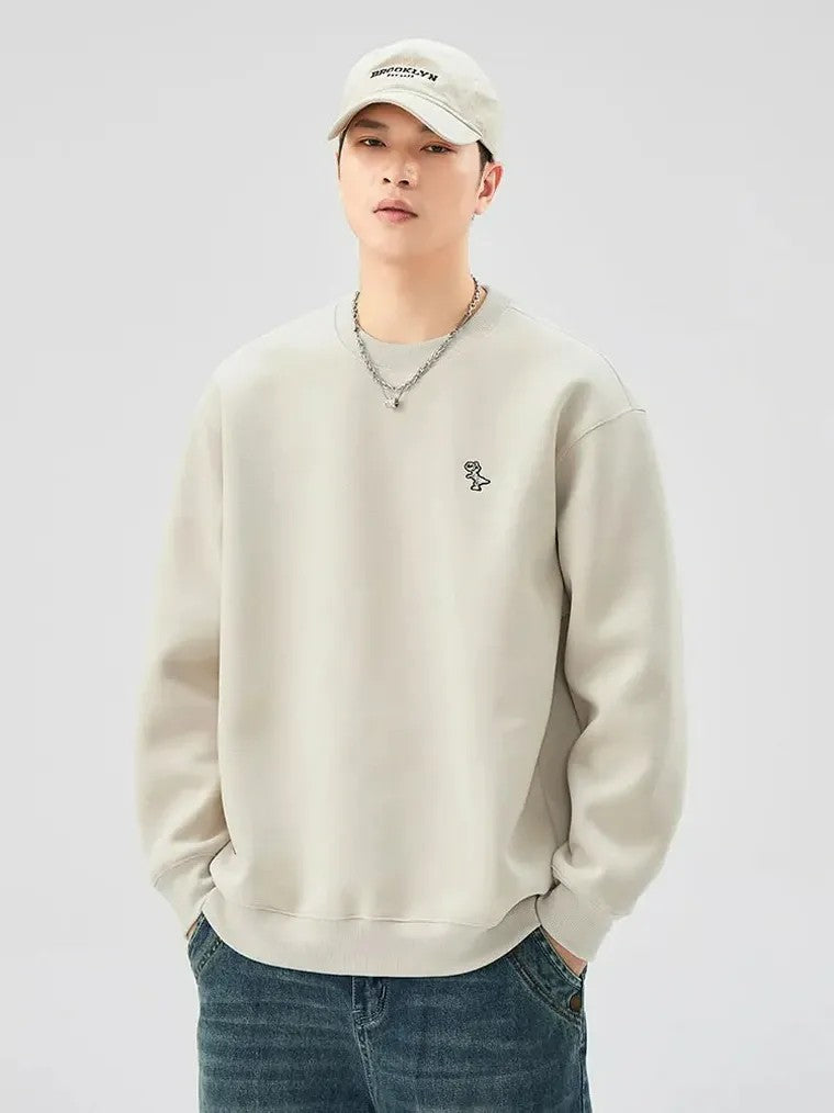 Men's Long Sleeve Ribbed Hem Sweater