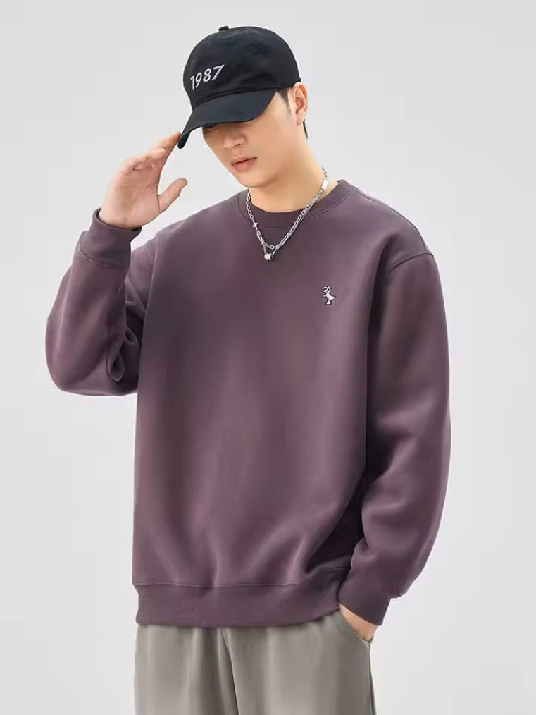 Men's Long Sleeve Ribbed Hem Sweater