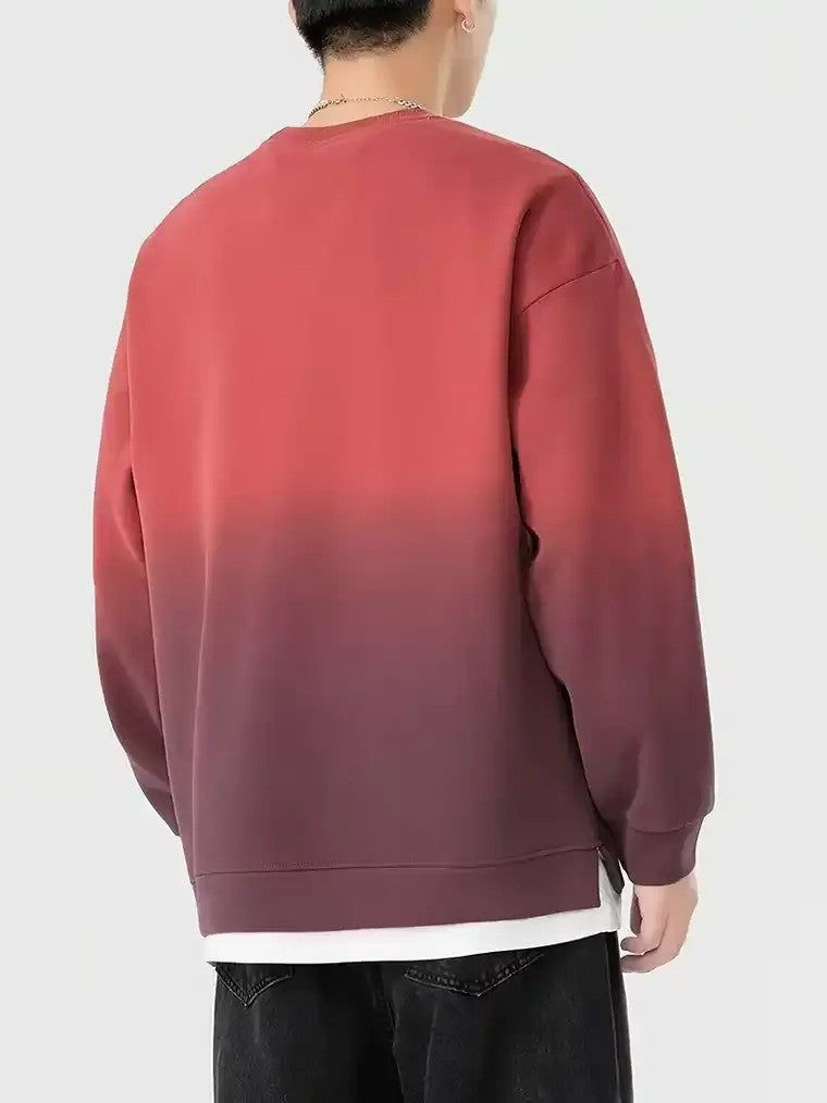 Men's Oversized Gradient Sweater
