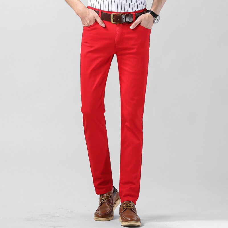 Men's Colored Pants with Pockets