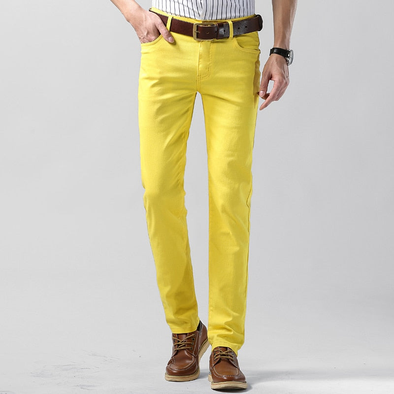 Men's Colored Pants with Pockets