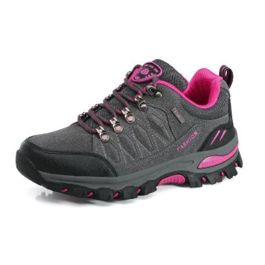 Women's Hiking Shoes with Lace-up and Chunky Sole