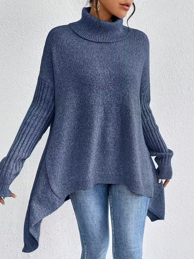 Women's Asymmetrical Hem Sweater