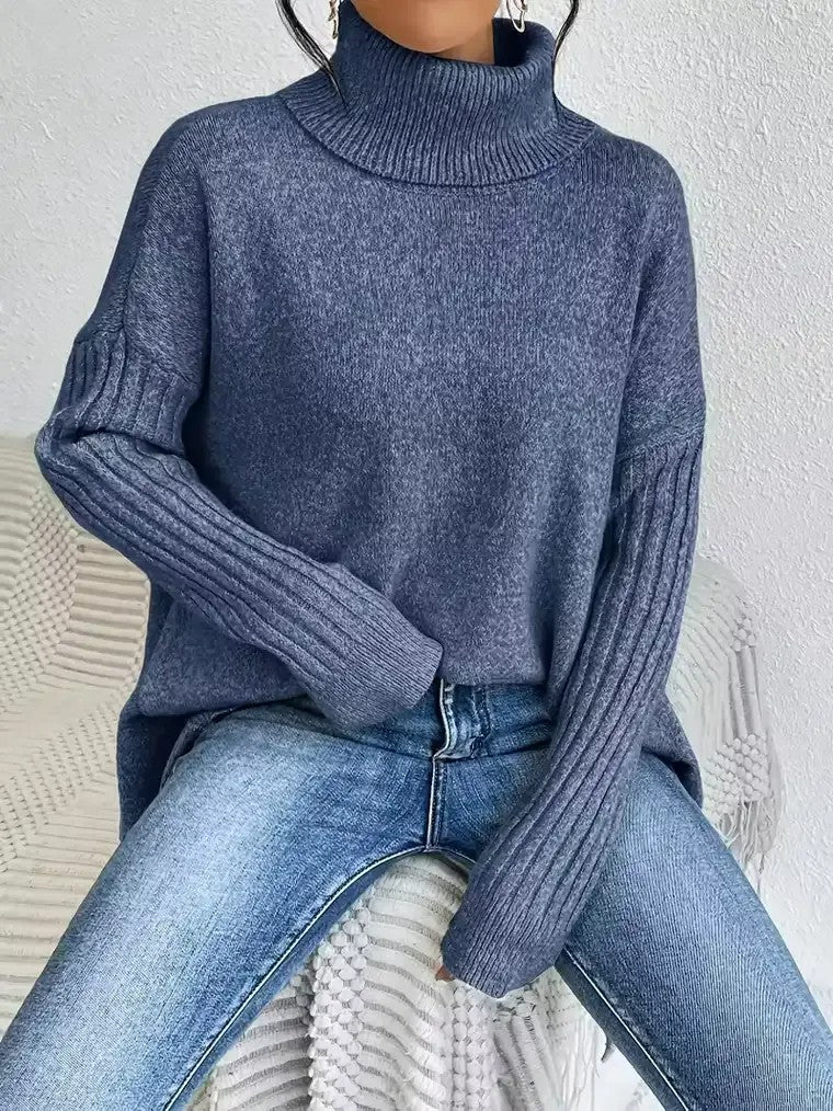 Women's Asymmetrical Hem Sweater