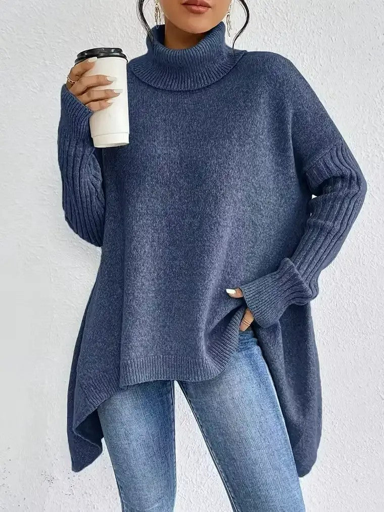 Women's Asymmetrical Hem Sweater