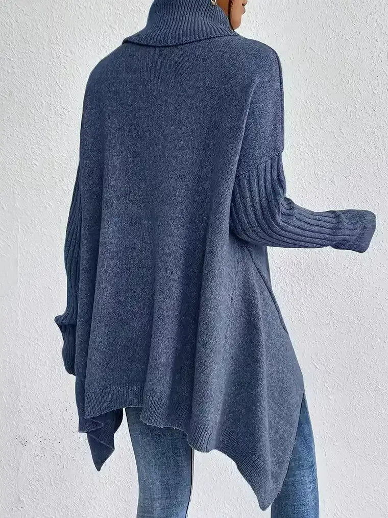 Women's Asymmetrical Hem Sweater