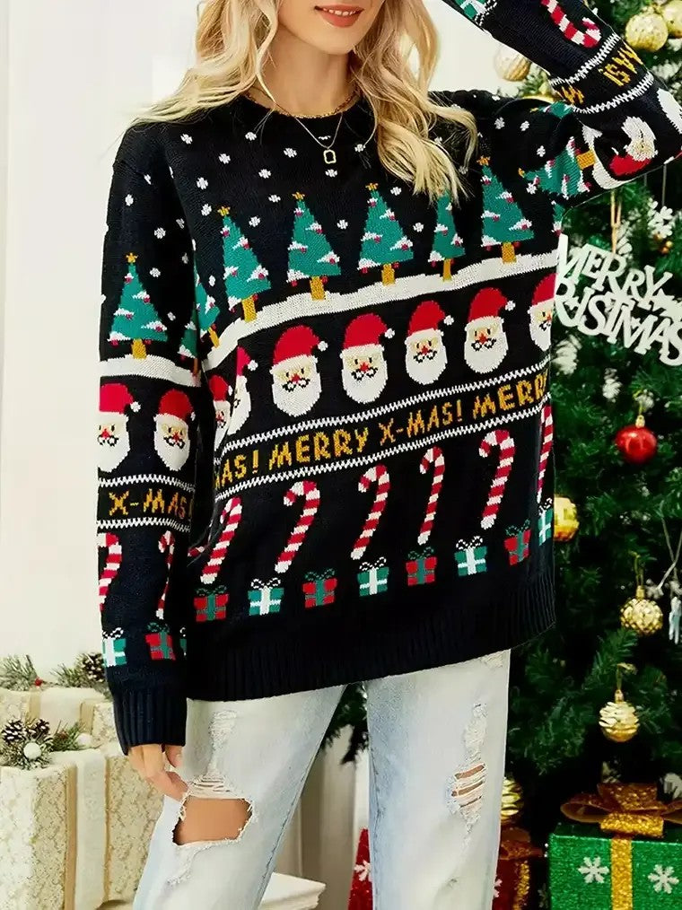 Women's Christmas Jacquard Sweater