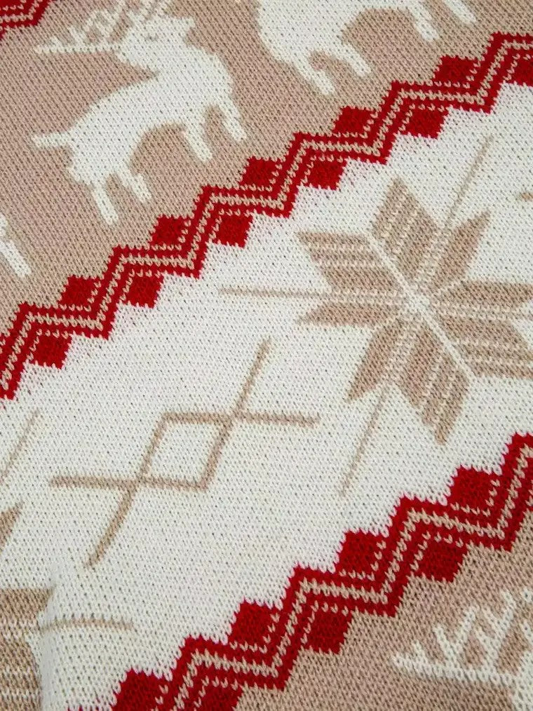 Women's Christmas Poncho Sweater