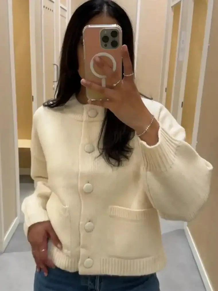 Women's Knit Bomber Cardigan