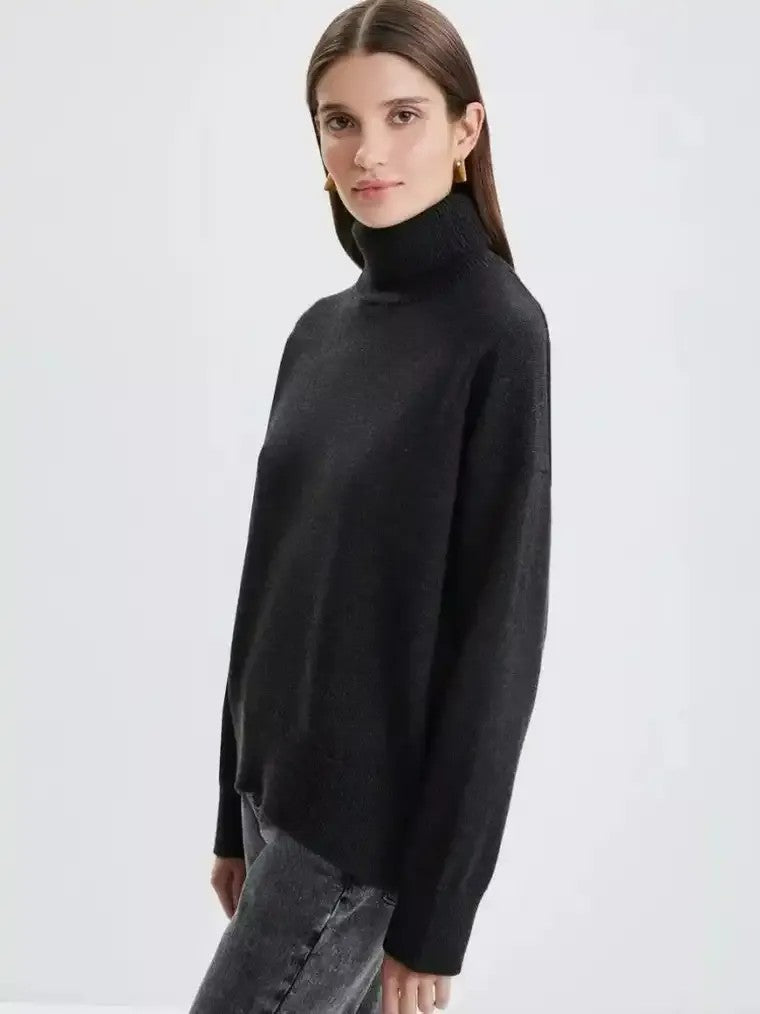 Women's Long Sleeve Turtleneck Sweater