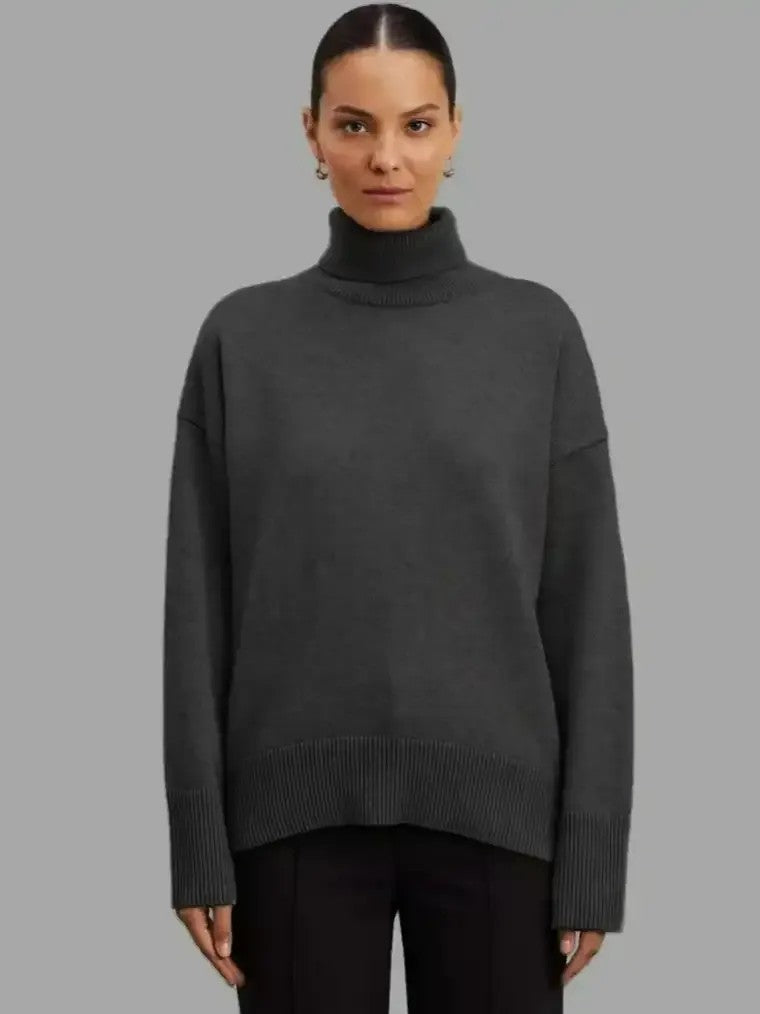 Women's Long Sleeve Turtleneck Sweater