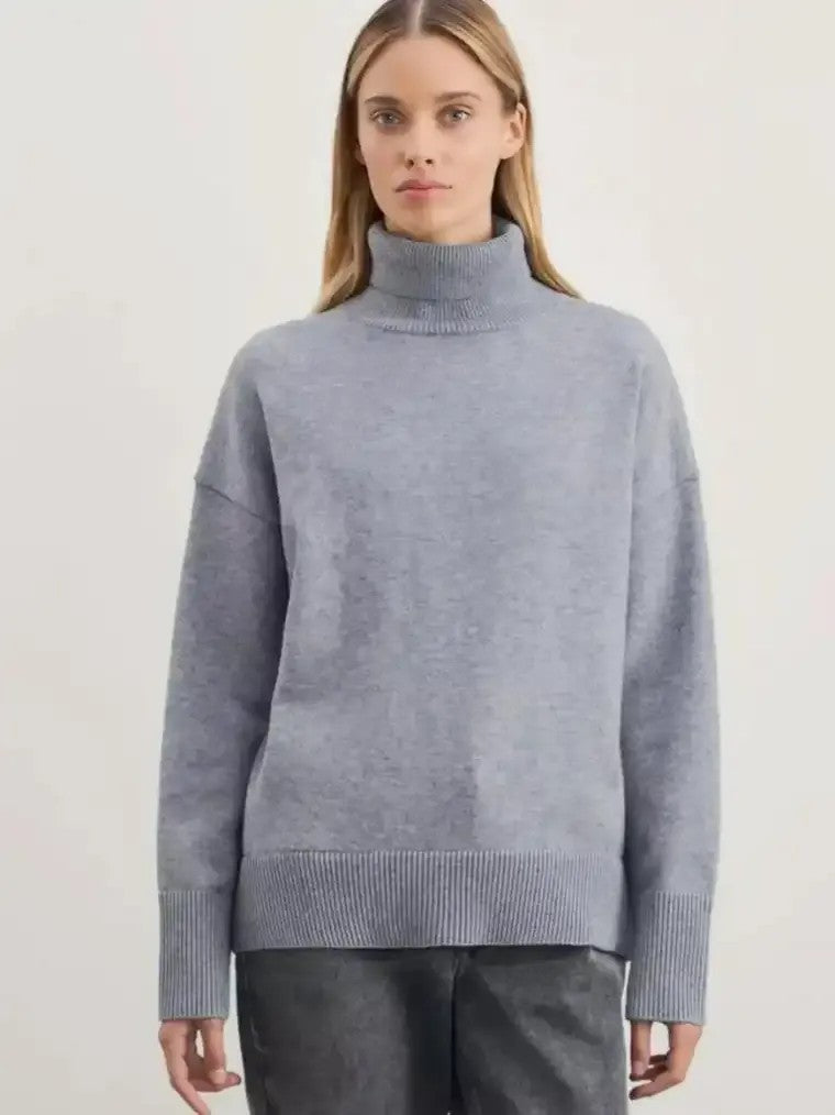 Women's Long Sleeve Turtleneck Sweater