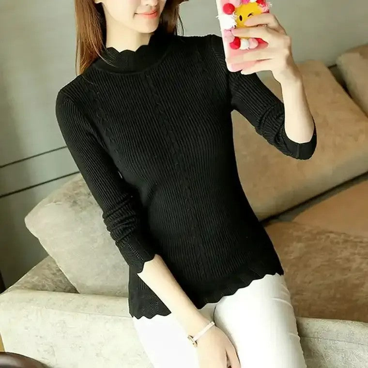 Women's Mock Neck Sweater