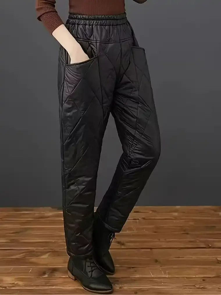 Women's Quilted Puffer Pants