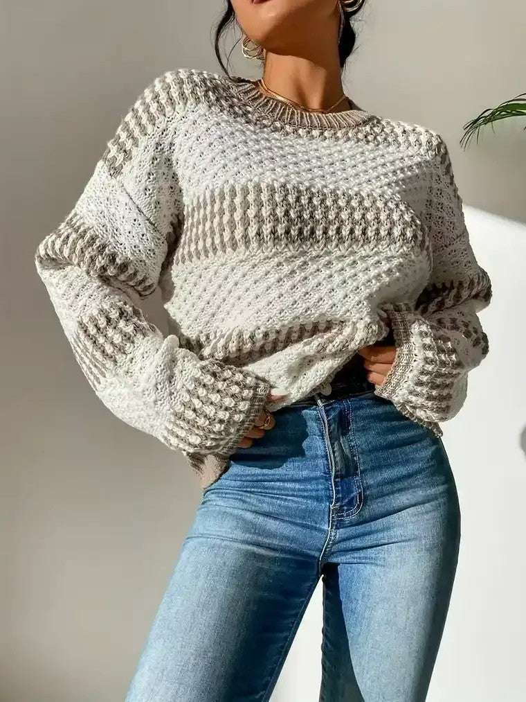 Women's Textured Knit Sweater