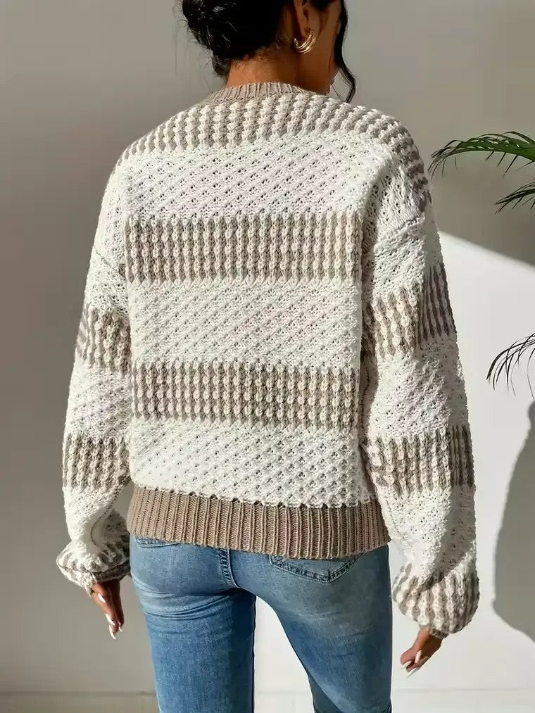 Women's Textured Knit Sweater