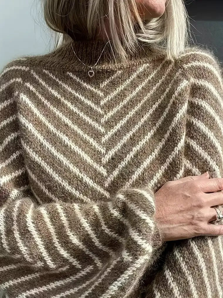 Women's Zigzag Knit Sweater