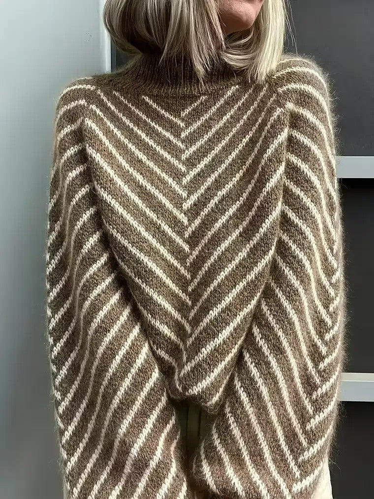 Women's Zigzag Knit Sweater