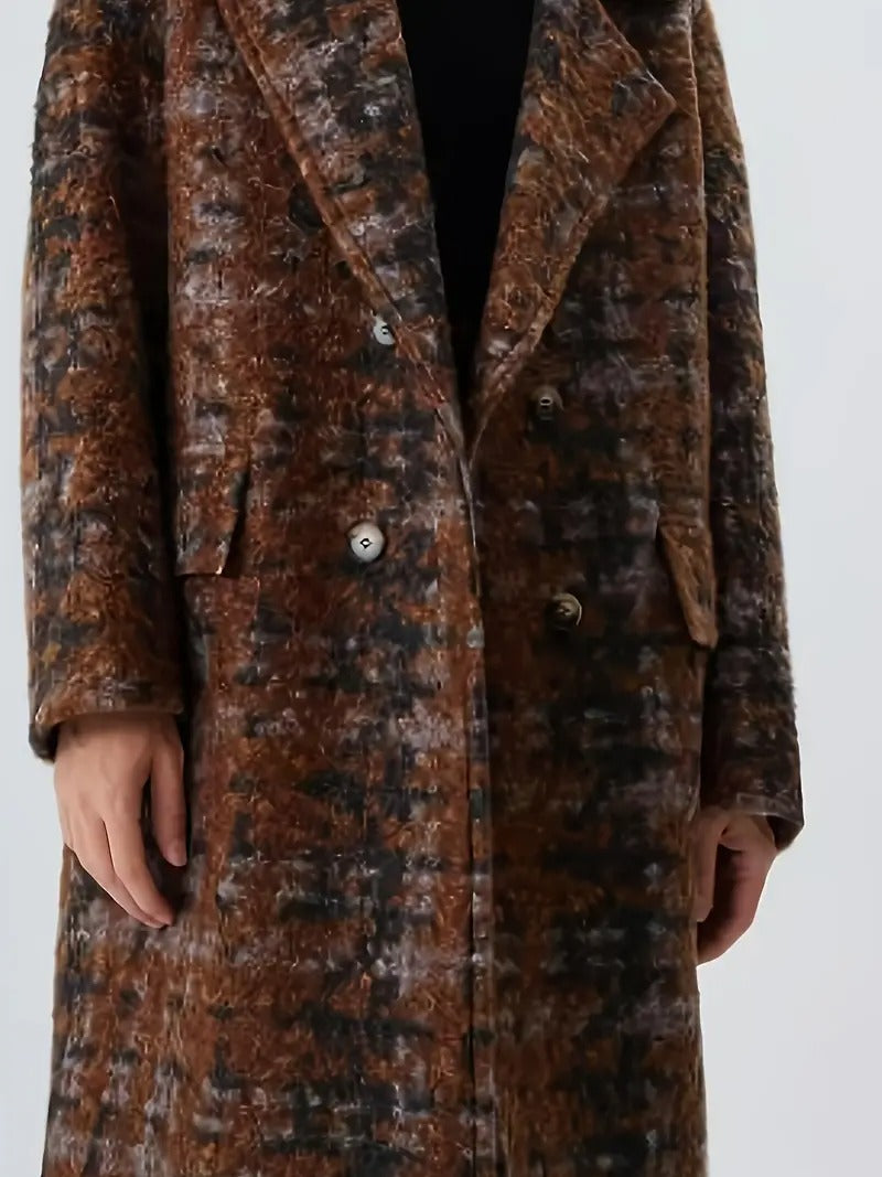 Men's Double-Breasted Overcoat