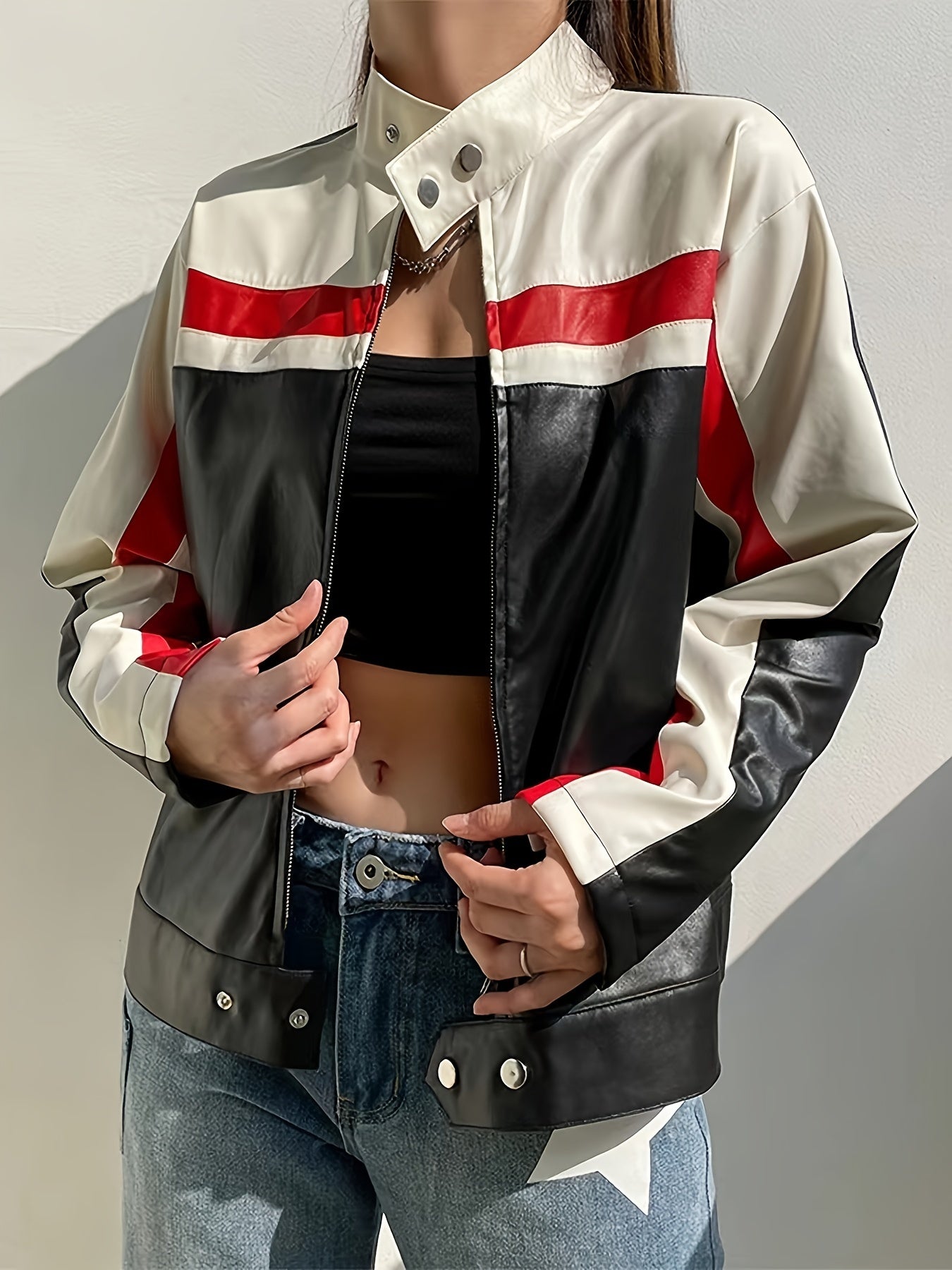 Striped Color Jacket