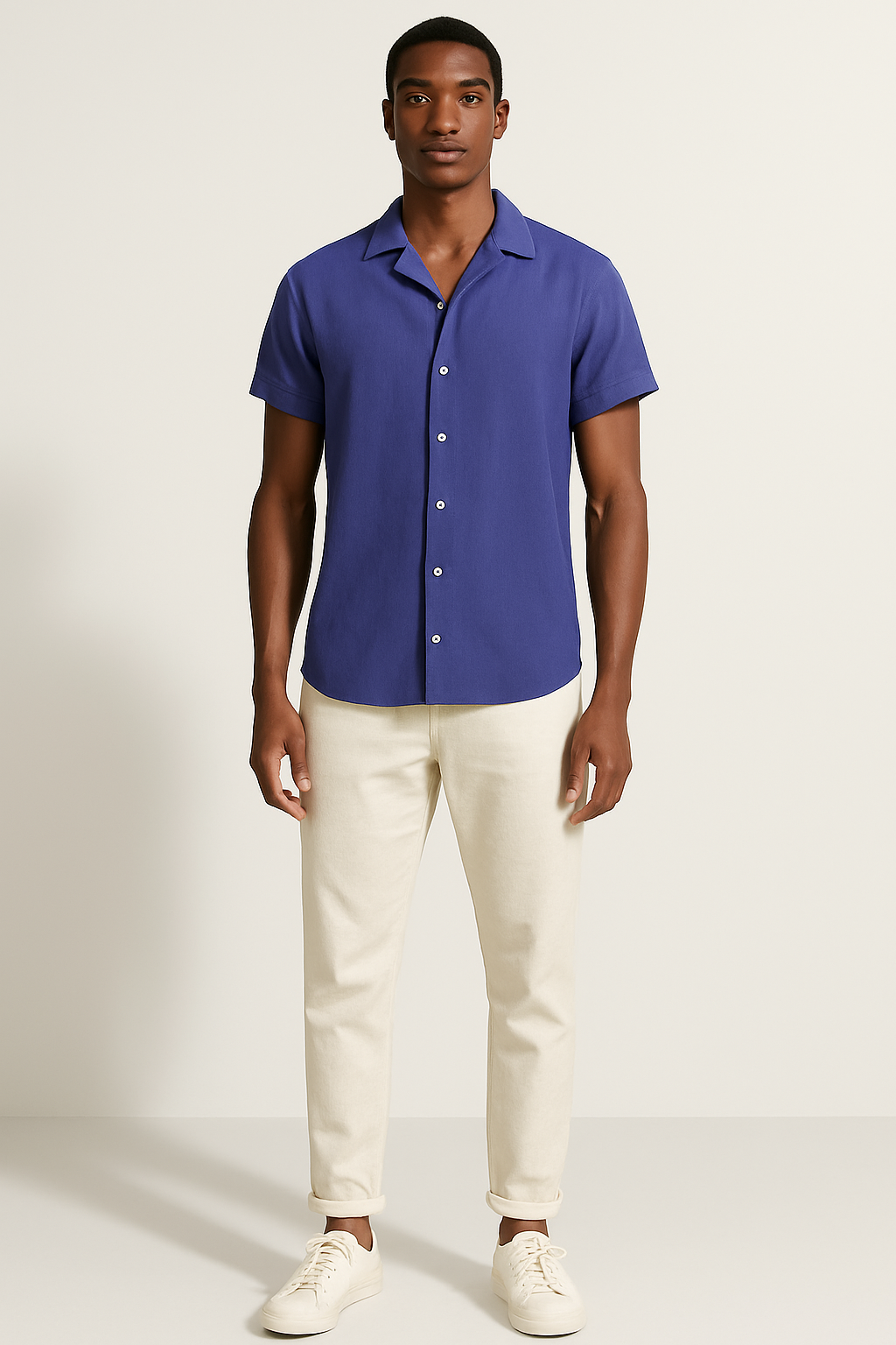 Men's Summer Two Piece Set wth Lightweight Fabric