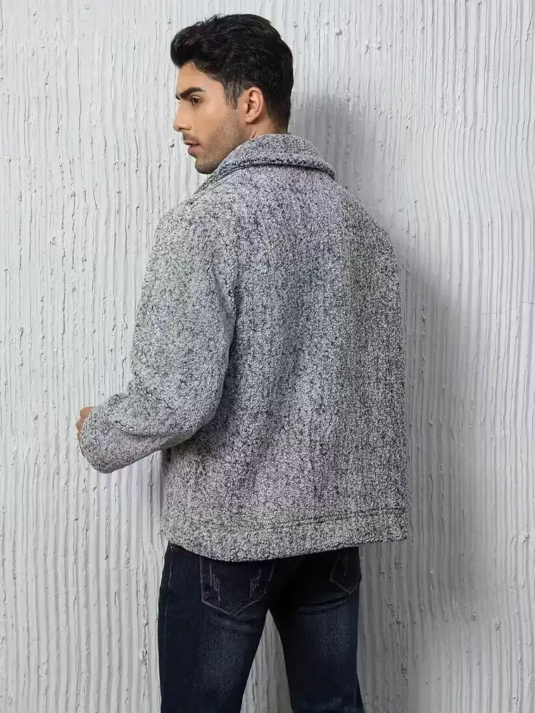 Men's Full-Zip Jacket with Multiple Pockets