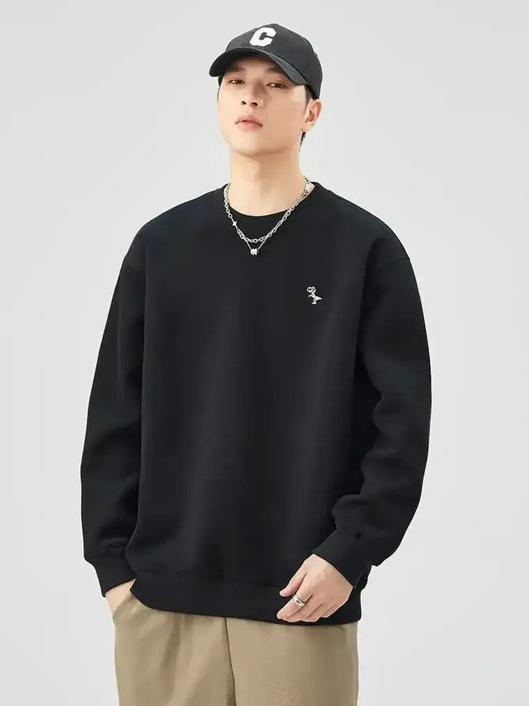 Men's Long Sleeve Ribbed Hem Sweater