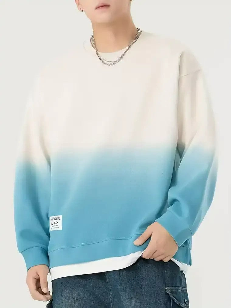 Men's Oversized Gradient Sweater