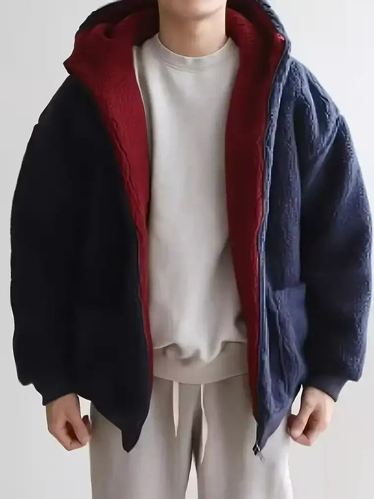 Men's Reversible Hooded Jacket