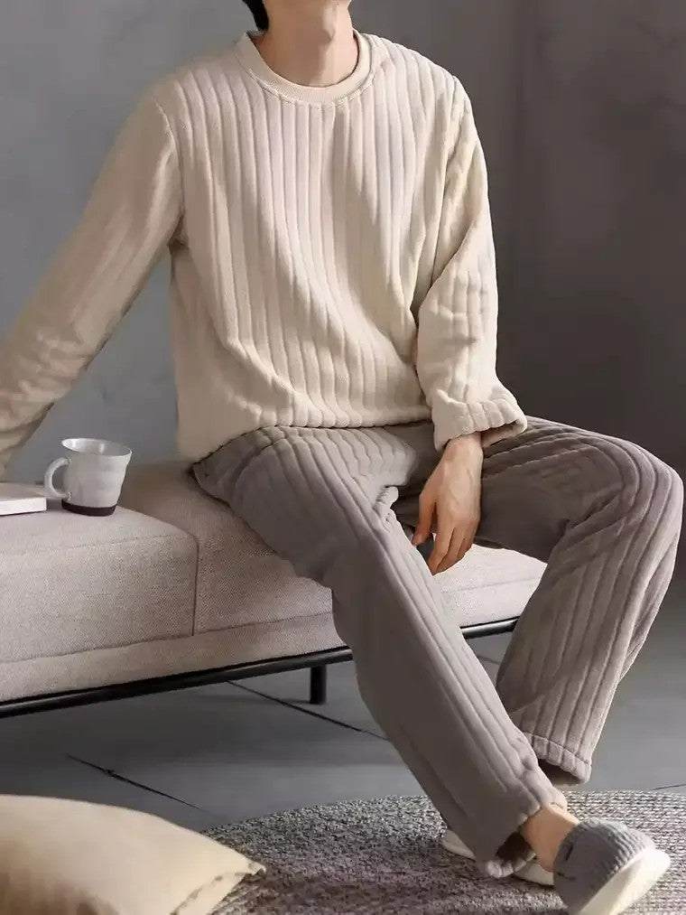 Men's Ribbed Pajama Set