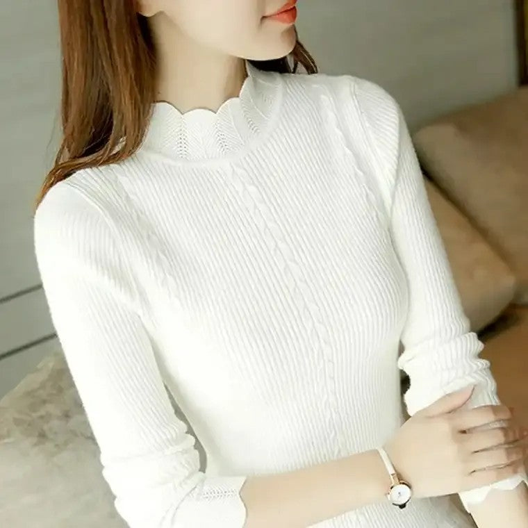 Women's Mock Neck Sweater