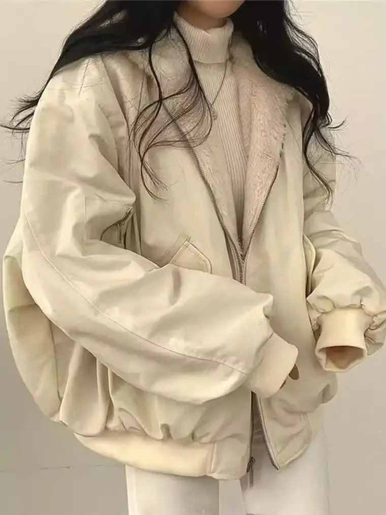 Women's Reversible Winter Puffer Jacket