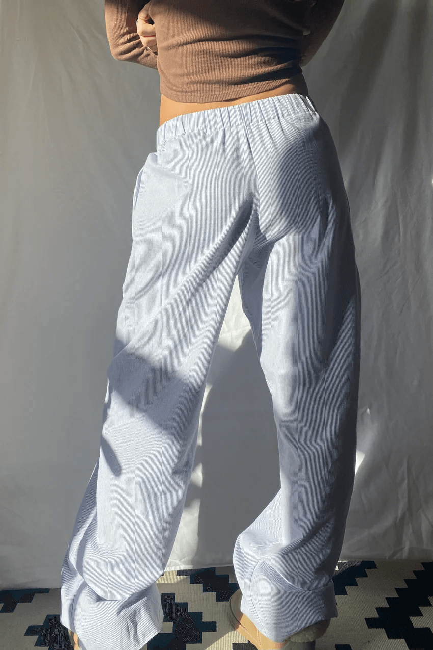 Women's Summer Soft Fabric Trouser with Elastic Waistband