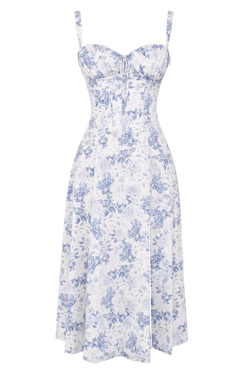 Women's Summer Midi Dress with Sleeveless and Drawstring